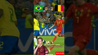 Brazil vs Belgium The Greatest Heist in Football Historyshortvideo [upl. by Thurnau]