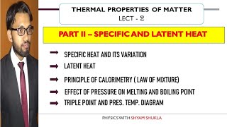 THERMAL PROPERTIES LECT 2 [upl. by Cad300]