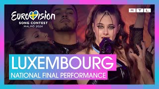 TALI  Fighter  Luxembourg 🇱🇺  National Final Performance  Eurovision 2024 [upl. by Lebezej848]