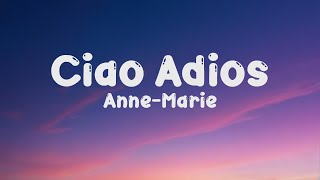 AnneMarie  Ciao Adios Lyrics [upl. by Nyrual]