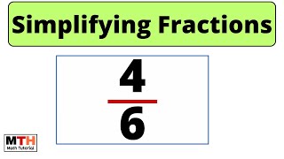 How to simplify the fraction 46 in simplest form  Simplifying fractions  46 simplified [upl. by Lamphere]