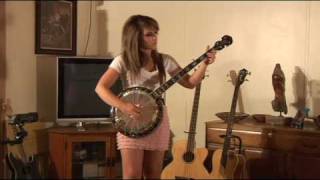 Flint Hill Special Earl Scruggs Cover by Jaimee Perea [upl. by Enitsenre144]