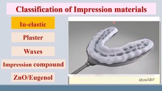 Inelastic Impression Materials مواد المقاس غير المرنة [upl. by Ekle]