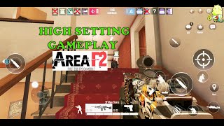 Area F2 Gameplay High Setting 4 GB Ram [upl. by Adahsar642]