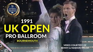 1991 UK Open Dance Championships  Professional Ballroom  BOURNEMOUTH [upl. by Odelet]