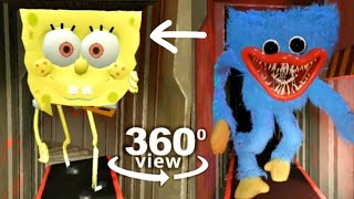 360 VR What is SpongeBob doing in Poppy Playtime Chapter 2 [upl. by Ejrog]