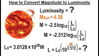 Viewers Request Astronomy 8 How to Convert Magnitude to Luminosity [upl. by Itirahc]