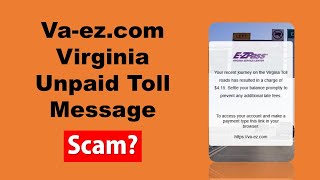 I Received Vaezcom Toll Text today I GOT FINED for Driving in an EZ Pass Lane [upl. by Adyaj]