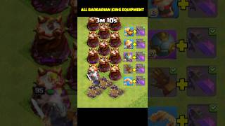 All barbarian equipment vs max wizard tower clashofclans clashroyale shots cocshorts cocshorts [upl. by Pleasant]