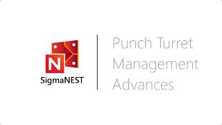 SigmaNEST V22 Punch Turret Management Advances [upl. by Ahseinet]