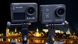 SJ7 Star vs SJ6 Legend сравнительное Ночное видео comparative Night video 4K  25K  1080p [upl. by Cutlip]