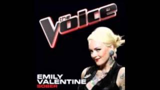 The Voice  Emily Valentine  Sober STUDIO RECORDING [upl. by Bonina]