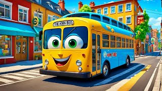 The Wheels on the Bus  Nursery Rhymes  Kids Songs  Fun and Learning [upl. by Etnelav]