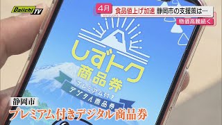 値上げラッシュの中…静岡市が“プレミアム付き商品券”受け付け開始 [upl. by Saffian430]