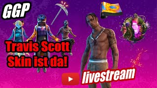 Travis Scott Skin ist da  Krasser Astro Jack Skin  Travis Scott Shop  Fortnite Live [upl. by Mika]