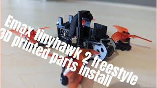 emax tinyhawk 2 freestyle parts install [upl. by Atinuj]