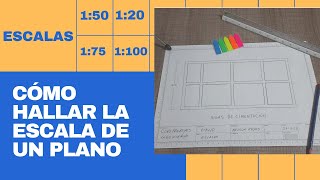 Como Calcular la ESCALA De Un PLANO o Dibujo y las MEDIDAS [upl. by Ayek227]