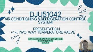 DJU51402 PRESENTATION TWO WAY TEMPERATURE VALVE [upl. by Gaultiero]