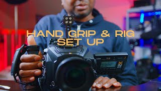 URSA MINI PRO 12K  BMD HANDGRIP REVIEW amp CHEAPEST RIG SET UP [upl. by Delanos]