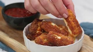 Low Carb Mozzarella Sticks Keto [upl. by Metabel830]