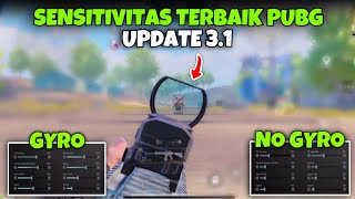 Sensitivitas Pubg Mobile Terbaik Gyro amp No Gyro Cara Aim Lurus Pubg Mobile  PUBG MOBILE 31 [upl. by Norabel]