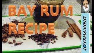 Bay Rum Aftershave Recipe  Read Description [upl. by Watanabe]