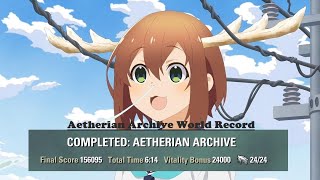 PC EU REAL 12B Aetherian Archive World Record  156095  614  Stamina Arcanist [upl. by Nosreg983]