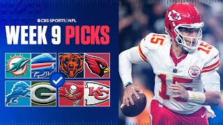 NFL Predictions and Best Bets For EVERY Week 9 Game Buccaneers at Chiefs amp MORE [upl. by Orihakat895]