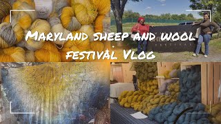 Maryland Sheep and Wool Festival and Yarn Haul [upl. by Ydoow]