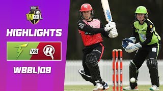 Sydney Thunder v Melbourne Renegades  WBBL09 [upl. by Owen]