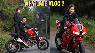 DUCATI MA ALISHA KO PHOTOSHOOT😍  ALISHA SANGA KINA VLOG LATE   rajkumarthapamagar32 [upl. by Thetis]