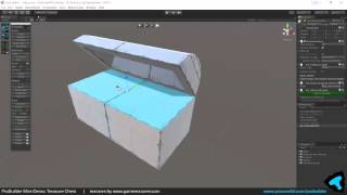 MiniDemo Simple quotTreasure Chestquot in Unity with ProBuilder [upl. by Etka548]