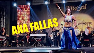 Oriental Dance Improvisation  Ana Fallas Performance [upl. by Ennoitna]