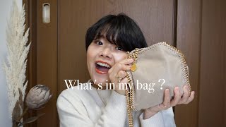 【Whats in my bag】小さい鞄おすすめアイテム [upl. by Sowell]