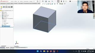 Creación de solido en SolidWorks [upl. by Aerdnek]