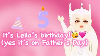 ITS LEILAS BIRTHDAY🥳🎈🩷 ⋆｡‧˚ʚ🎁ɞ˚‧｡⋆  PinkyPoppyYt ˖⁺‧₊˚♡˚₊‧⁺˖ [upl. by Erehc]