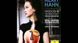 Violin Concerto In D Major Op 35 Canzonetta Andante  Hilary Hahn [upl. by Shalne]