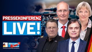 LIVE Pressekonferenz der AfDFraktion  Diese Woche im Bundestag [upl. by Selway478]