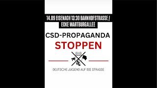 CSD Propaganda stoppen am 140924 in Eisenach [upl. by Normac160]