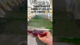 Today I bought 4 bottles of wine so its worth 18000 😱💲🤑 winebottler viralviralfame mywine [upl. by Ahsyak]