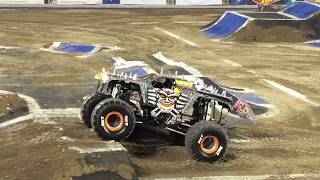 Monster Jam Orlando 2018  MaxD Winner 2 Wheel Competition [upl. by Erasmus]