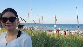 Scharbeutz Promenade 🌞 🏖 Ostsee Pantai Laut Timur Jerman 🏕🏖🏜Beach [upl. by Nibbor]