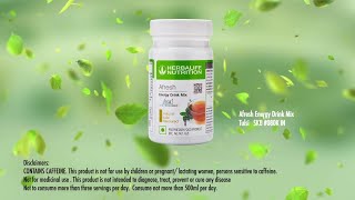 Herbalife Afresh Energy Drink Tulsi Flavor [upl. by Naujet130]