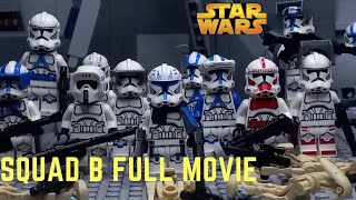 Squad B Full Movie  Lego clone wars stop motion [upl. by Natsyrk]