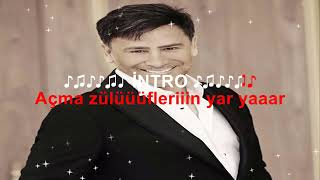 Ä°ZZET YILDIZHAN AÃ‡MA ZÃœLÃœFLERÄ°N YAR YAR ORJÄ°NALDEN KARAOKE VE SÃ–ZLERÄ° [upl. by Kresic579]