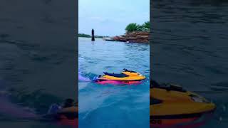 UDI RC Inkfish Electric RTR Brushless Jet Ski PWC Seadoo RXTX UDIBoat UDISport [upl. by Yarahs]