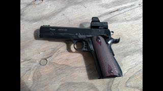 Sig 1911 22lr with Burris FastFire 4 Red Dot [upl. by Orella]