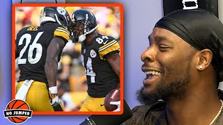 Leveon Bell Speaks On His Relationship With Antonio Brown [upl. by Yslehc]