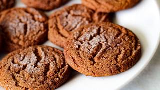 Gingersnap Cookies  Cooking With Ginger [upl. by Mowbray]