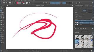 Stabilization  how to turn on stabilization in Krita [upl. by Emeric]